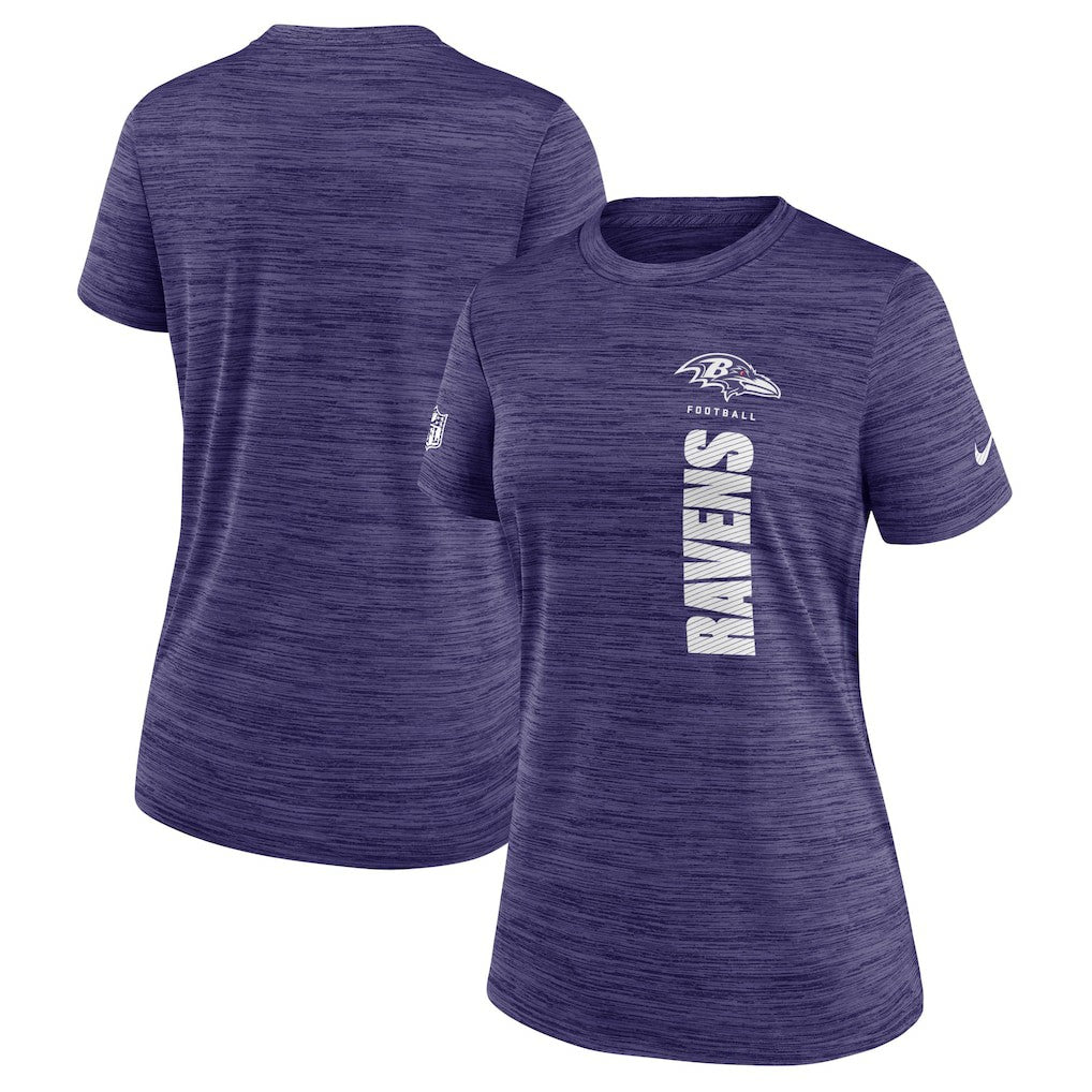 Baltimore Ravens Women's Sideline Velocity Dri-FIT T-Shirt - Purple sale