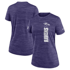 Baltimore Ravens Women's Sideline Velocity Dri-FIT T-Shirt - Purple sale