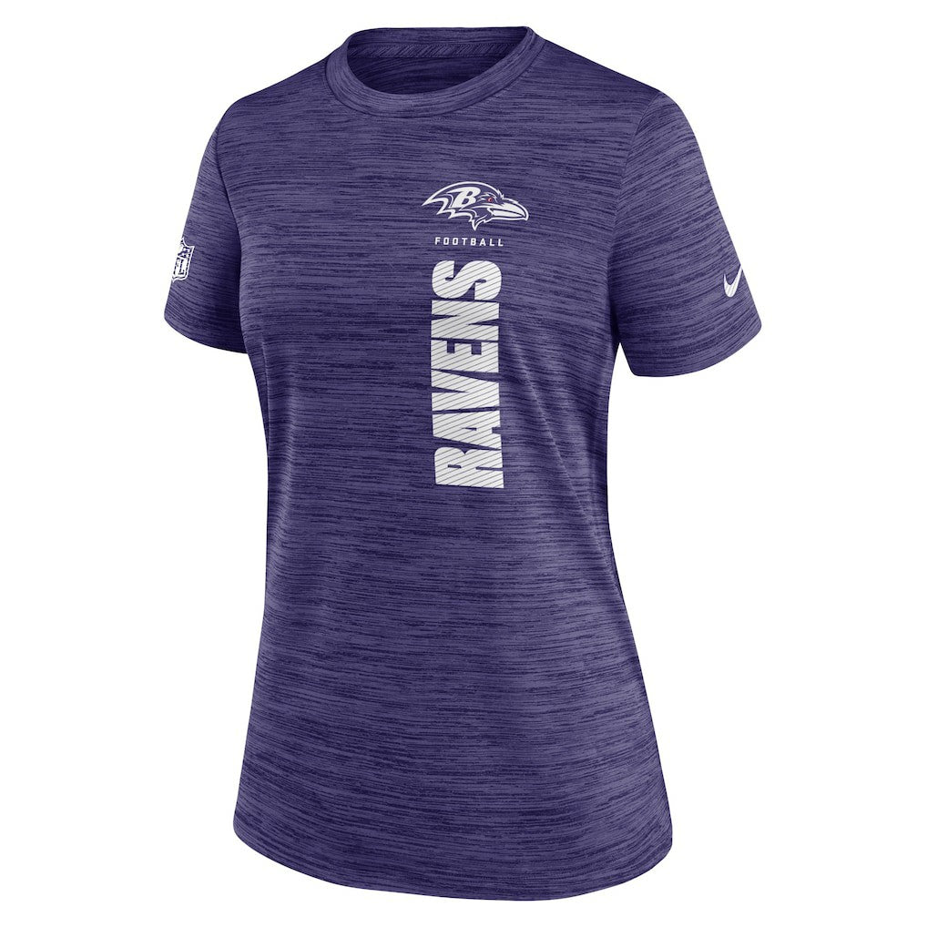 Baltimore Ravens Women's Sideline Velocity Dri-FIT T-Shirt - Purple sale