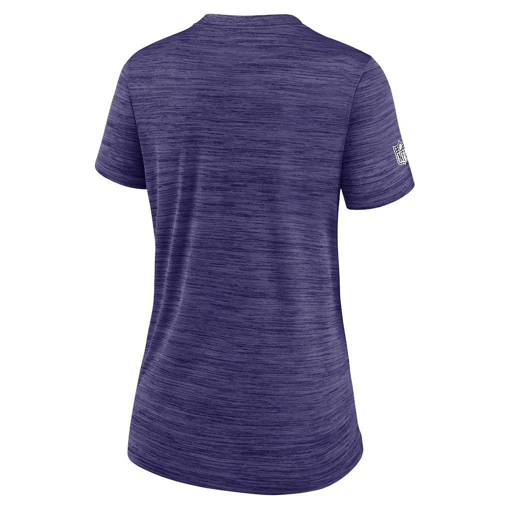 Baltimore Ravens Women's Sideline Velocity Dri-FIT T-Shirt - Purple sale