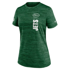 New York Jets Women's Sideline Velocity Dri-FIT T-Shirt - Green on sale