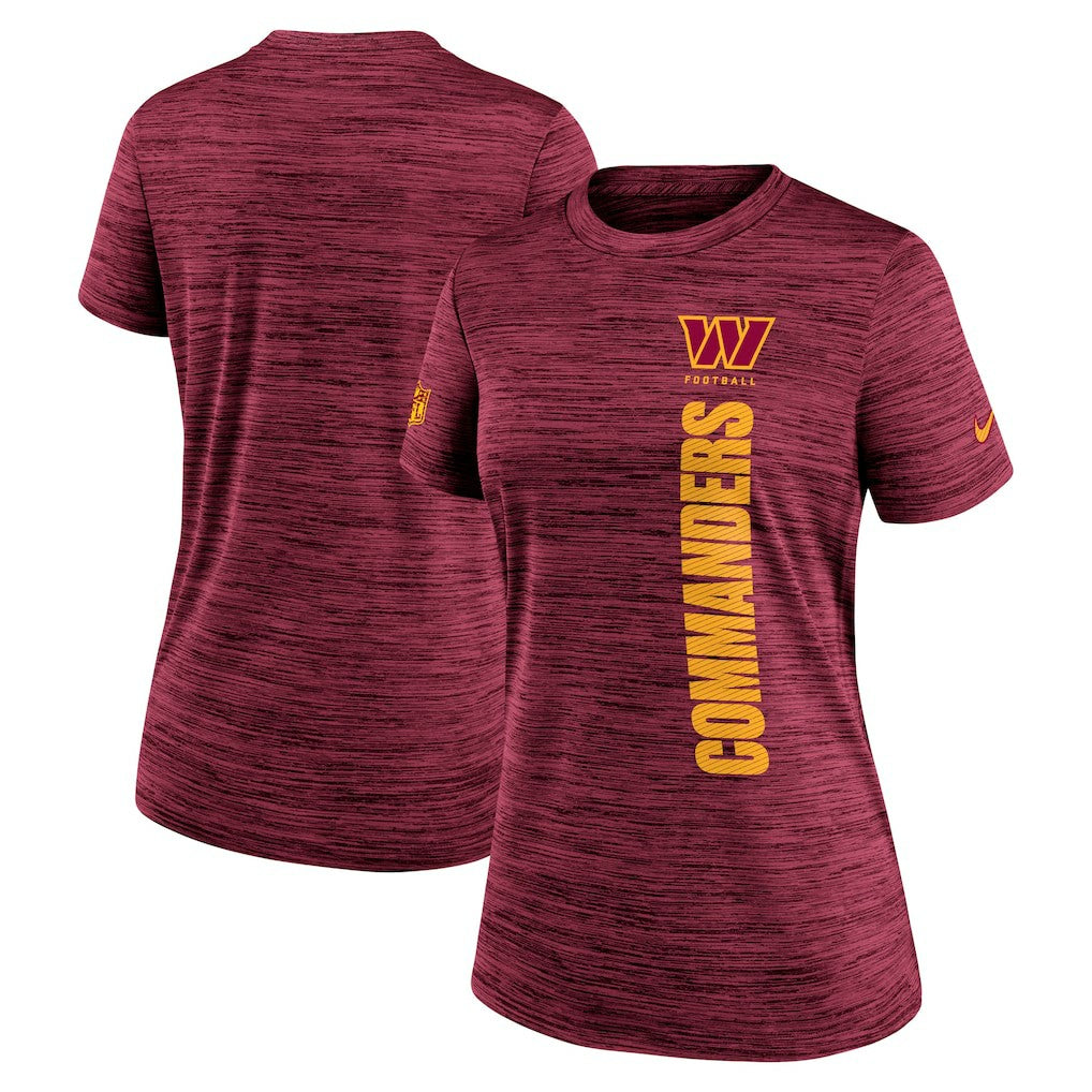 Washington Commanders Women's Sideline Velocity Dri-FIT T-Shirt - Burgundy sale