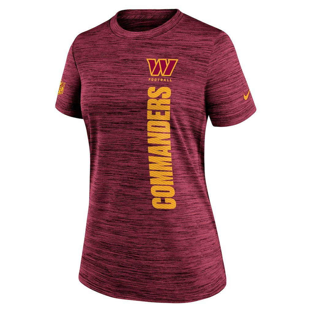 Washington Commanders Women's Sideline Velocity Dri-FIT T-Shirt - Burgundy sale
