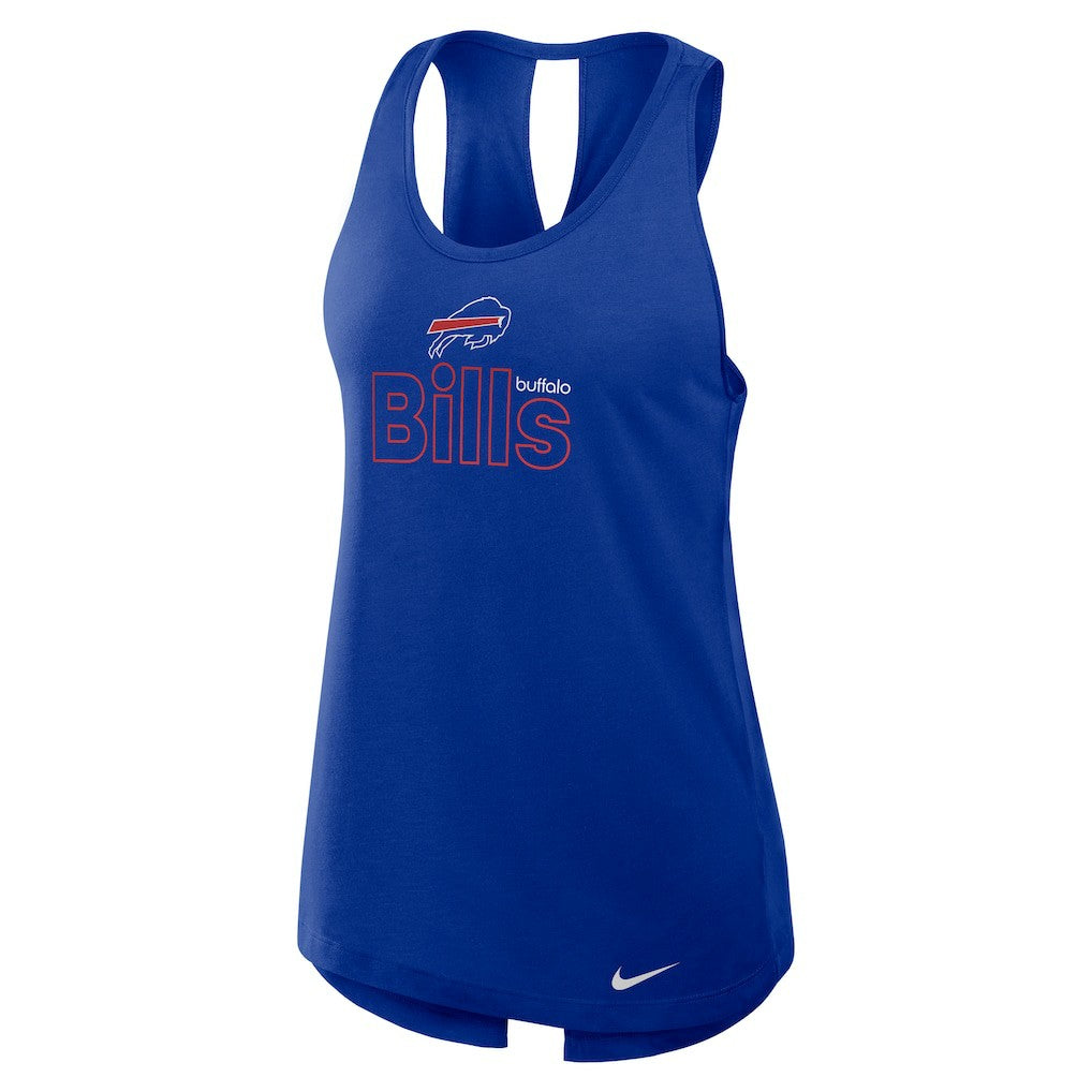 Buffalo Bills Women's Open-Back Crisscross Dri-FIT Tank Top - Royal discount