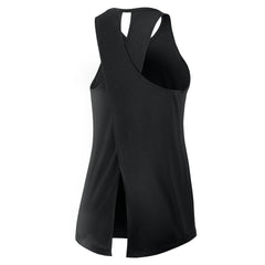 Cincinnati Bengals Women's Open-Back Crisscross Dri-FIT Tank Top - Black outlet