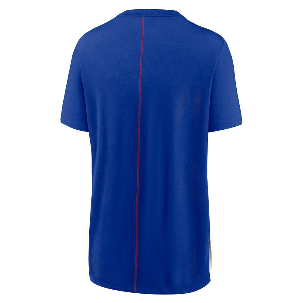Buffalo Bills Women's Wordmark Tri-Blend T-Shirt - Cream/Royal online