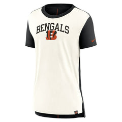 Cincinnati Bengals Women's Wordmark Tri-Blend T-Shirt - Cream/Black online