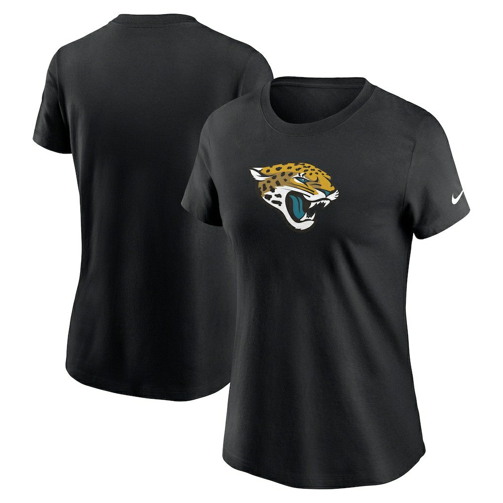 Jacksonville Jaguars Women's Primary Logo T-Shirt - Black for sale