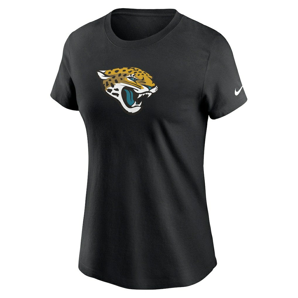 Jacksonville Jaguars Women's Primary Logo T-Shirt - Black for sale