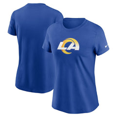 Los Angeles Rams Women's Primary Logo T-Shirt - Royal cheap
