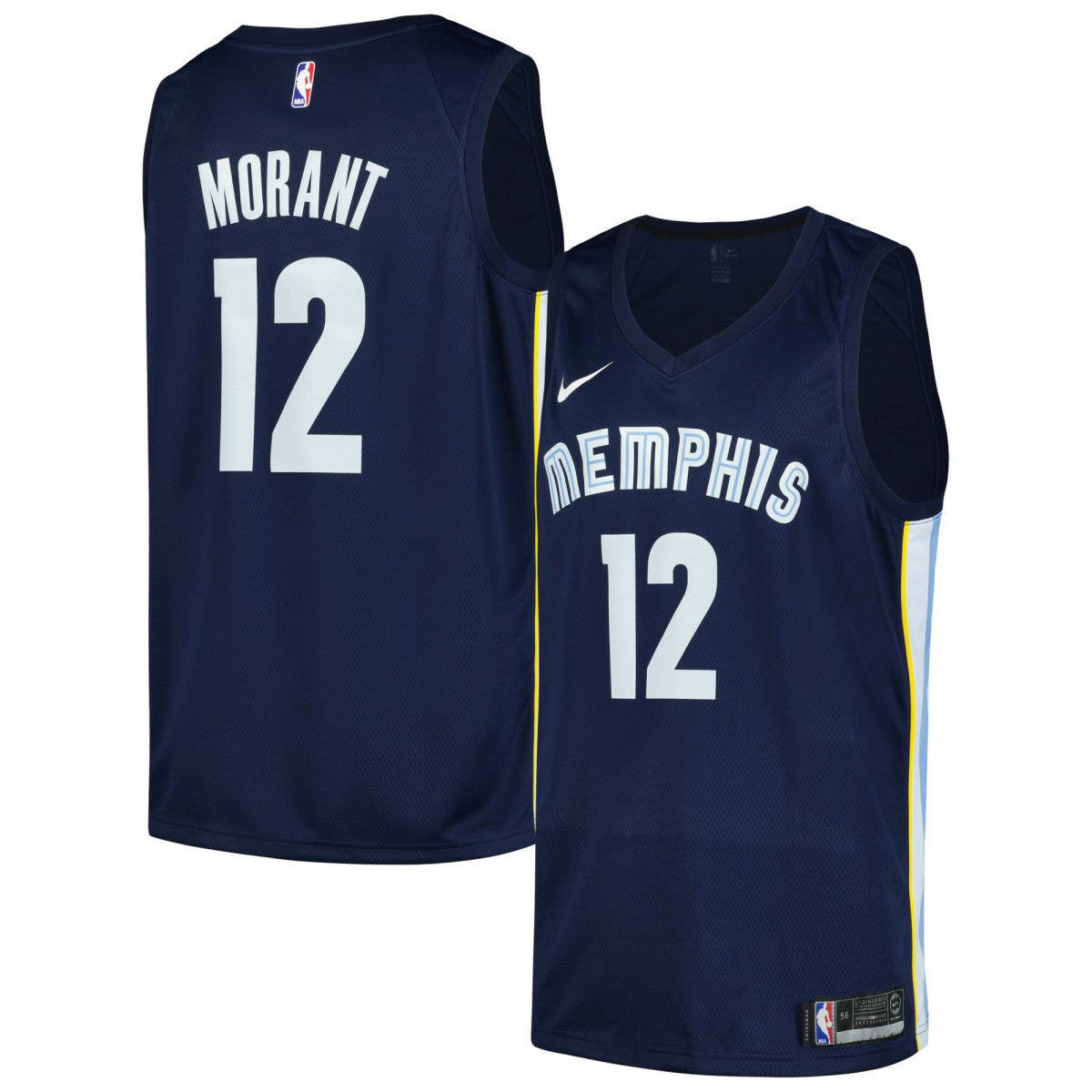 Ja Morant Memphis Grizzlies Swingman Player Jersey - Icon Edition - Navy outlet