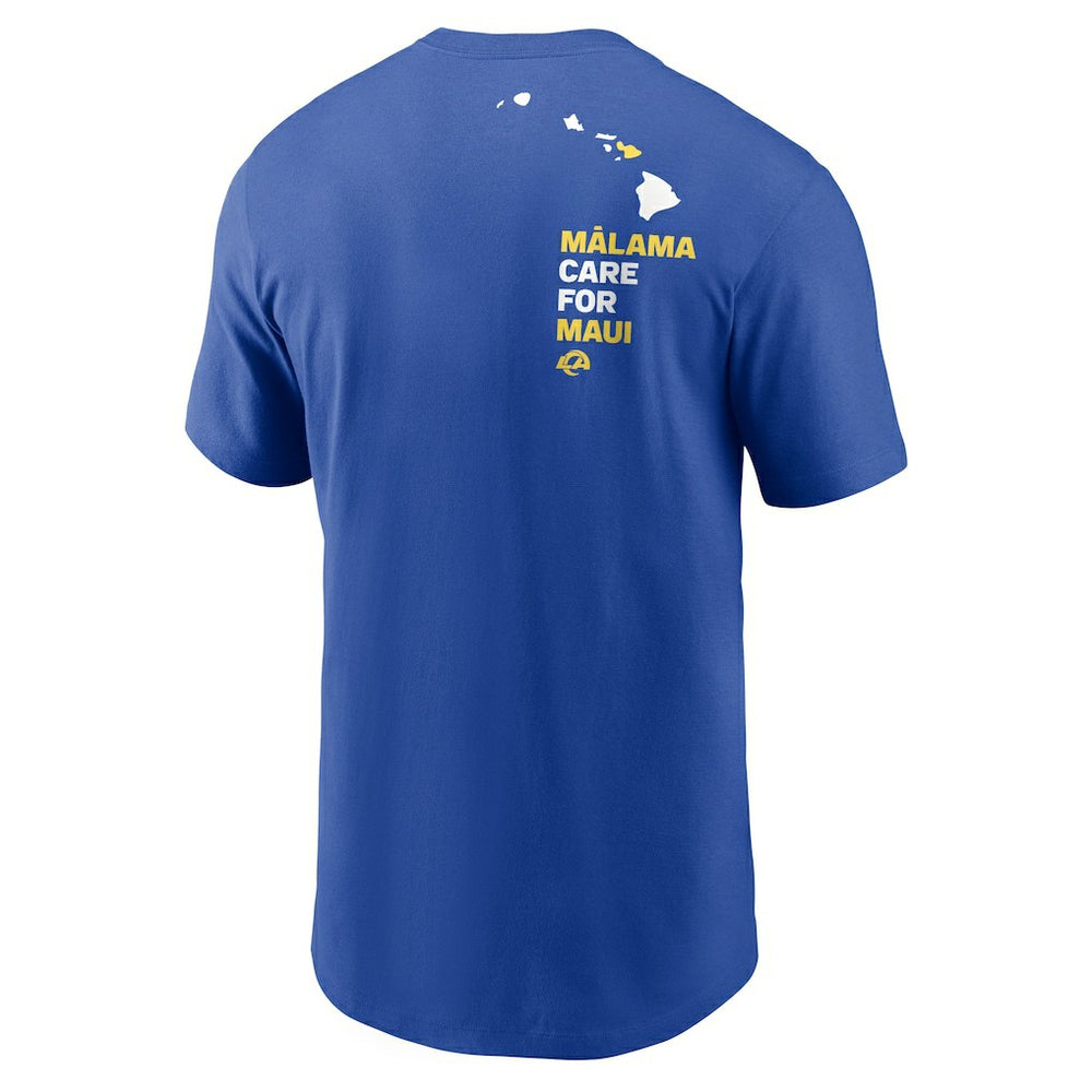 Los Angeles Rams x Maui Relief T-Shirt - Royal sale