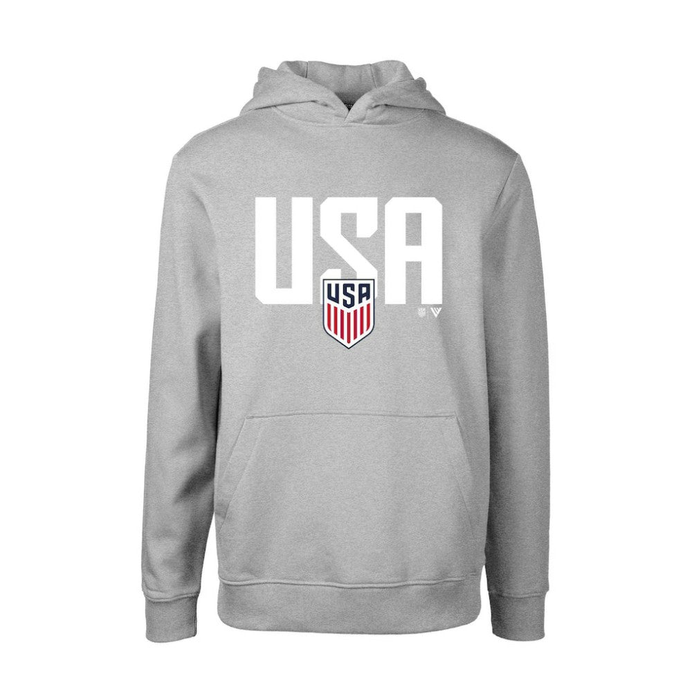 USMNT Levelwear Youth Podium Mascot Pullover Hoodie - Gray on sale