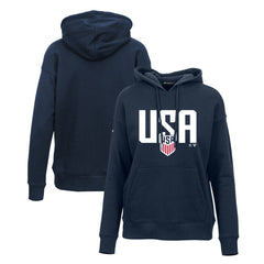 USMNT Levelwear Women's Podium Mascot Pullover Hoodie - Navy for sale