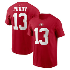 Brock Purdy San Francisco 49ers Youth Player Name & Number T-Shirt - Scarlet discount
