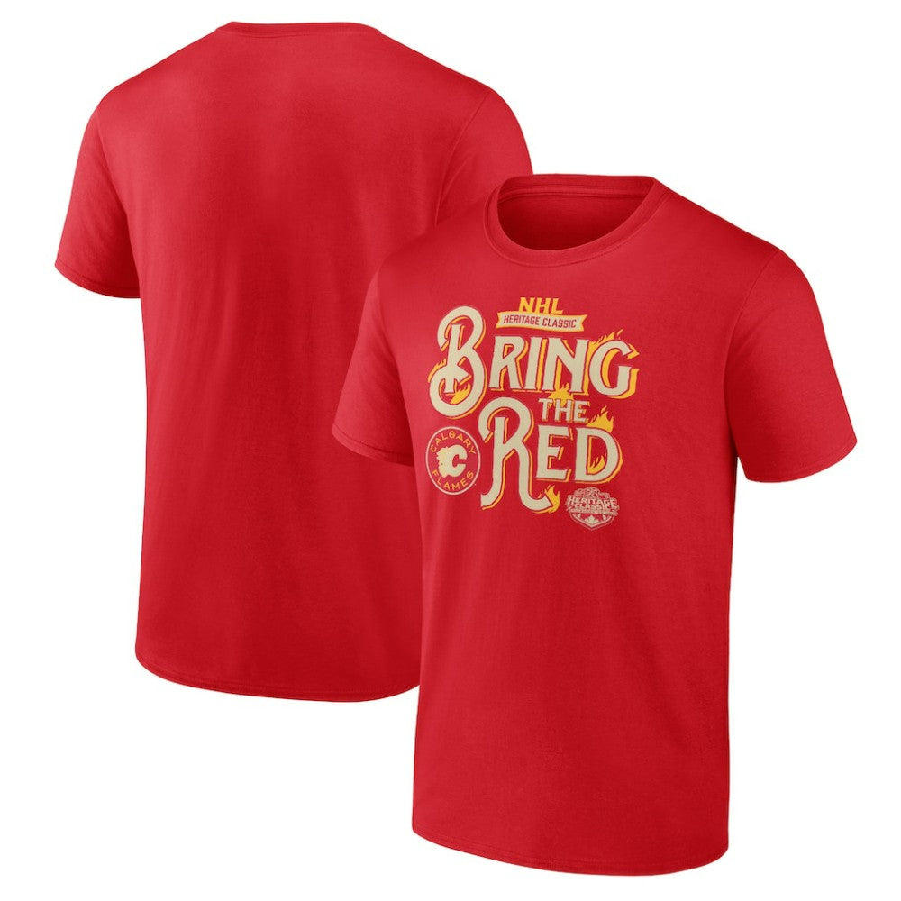 Calgary Flames Fanatics 2023 NHL Heritage Classic Local T-Shirt – Red T-shirts