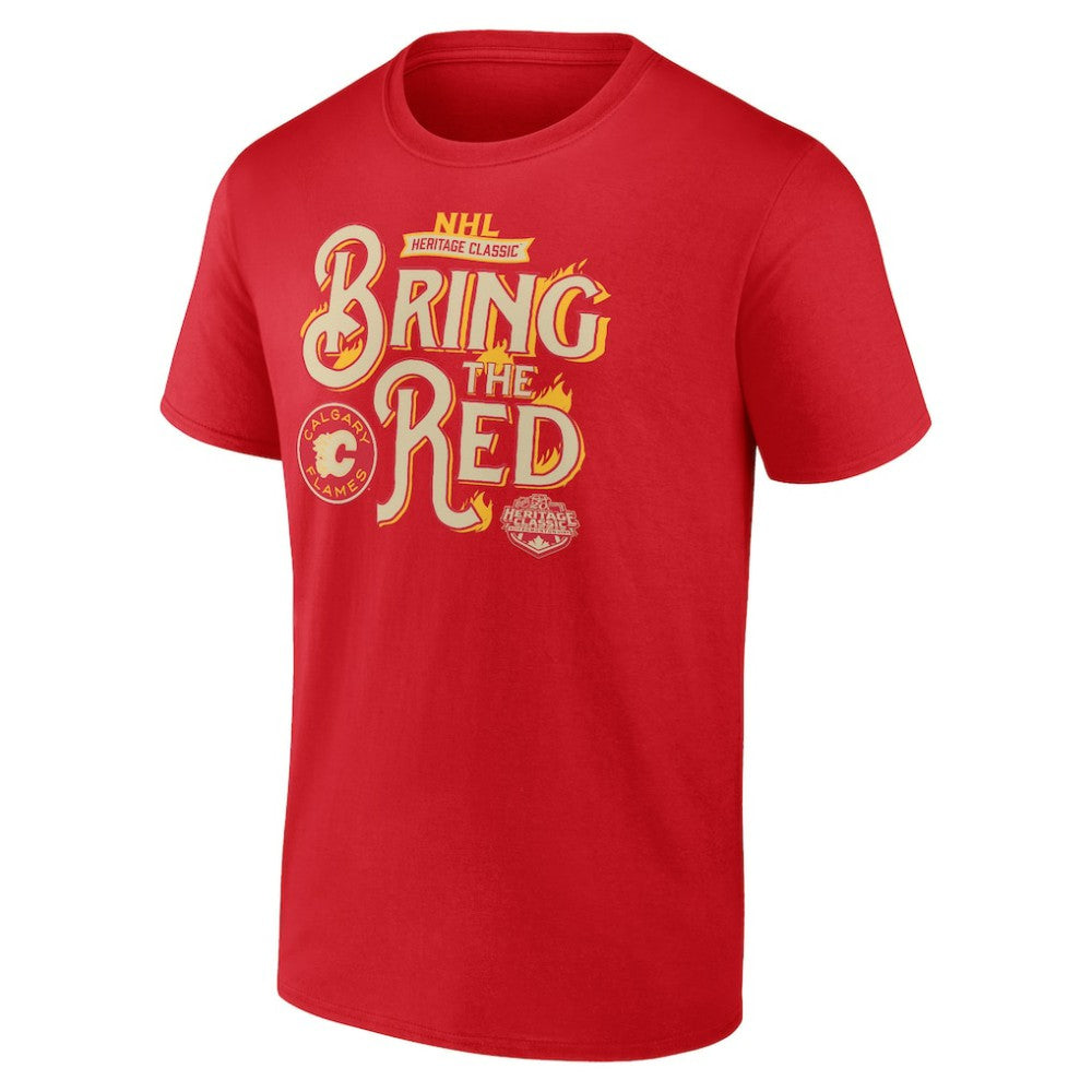 Calgary Flames Fanatics 2023 NHL Heritage Classic Local T-Shirt – Red T-shirts