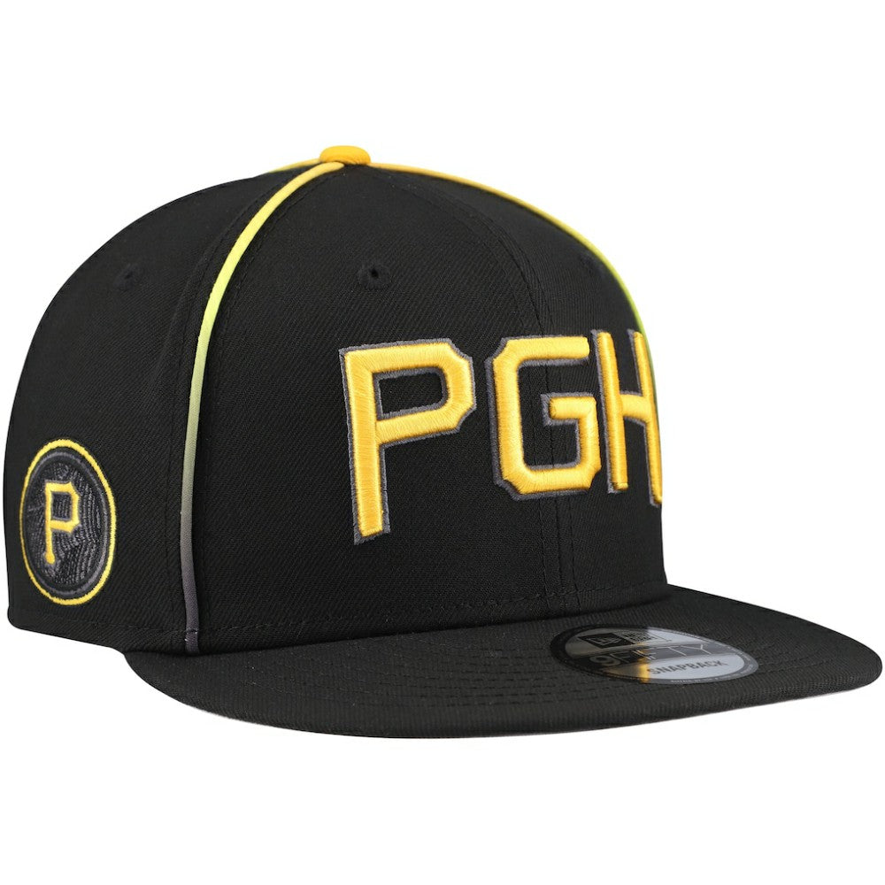 Pittsburgh Pirates City Connect 9FIFTY Snapback Hat Black