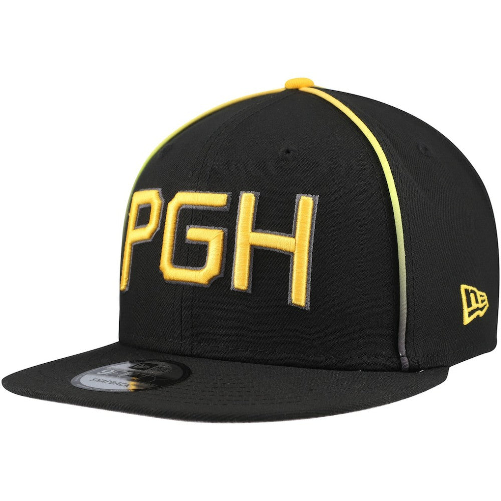 Pittsburgh Pirates City Connect 9FIFTY Snapback Hat Black