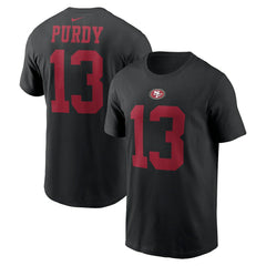 Brock Purdy San Francisco 49ers Player Name & Number T-Shirt - Black outlet