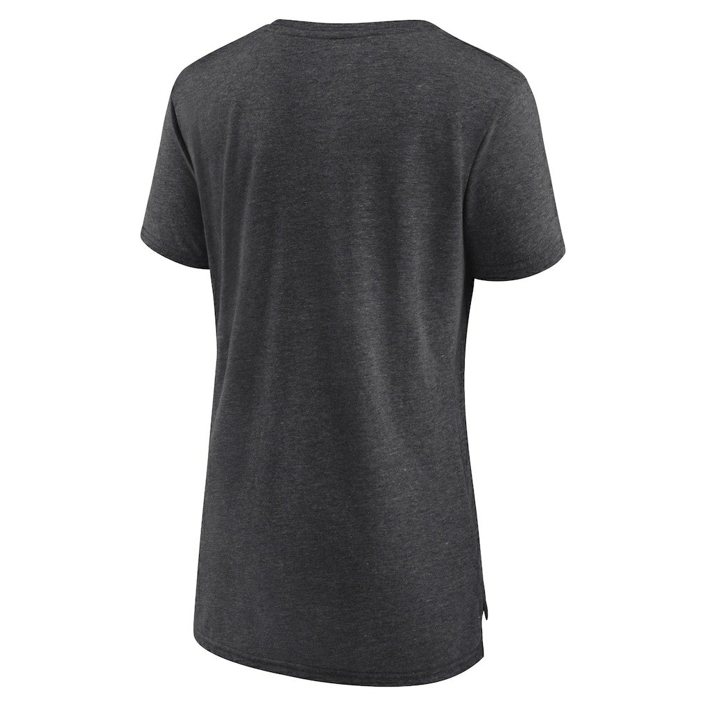 Jacksonville Jaguars Women's Our Pastime Tri-Blend T-Shirt - Heather Charcoal sale