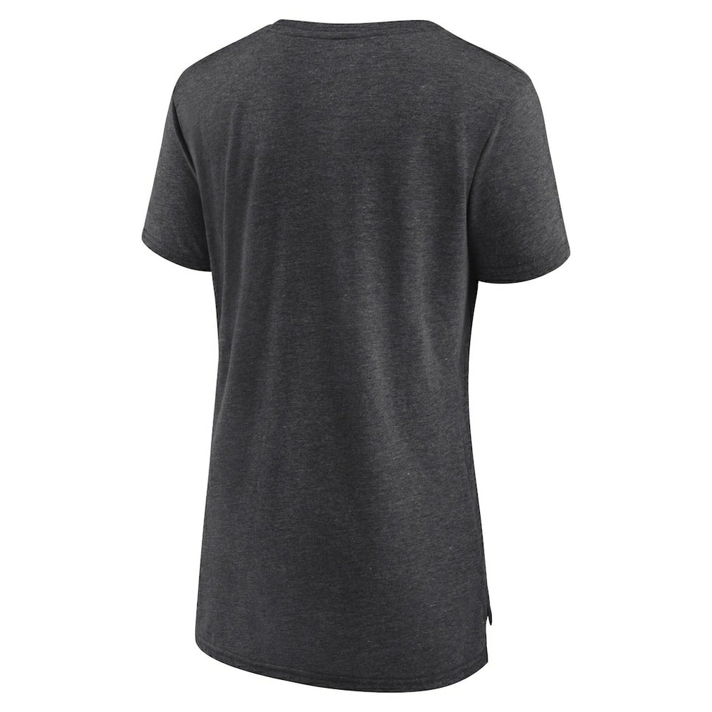 Jacksonville Jaguars Women's Our Pastime Tri-Blend T-Shirt - Heather Charcoal sale