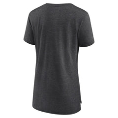 Jacksonville Jaguars Women's Our Pastime Tri-Blend T-Shirt - Heather Charcoal sale