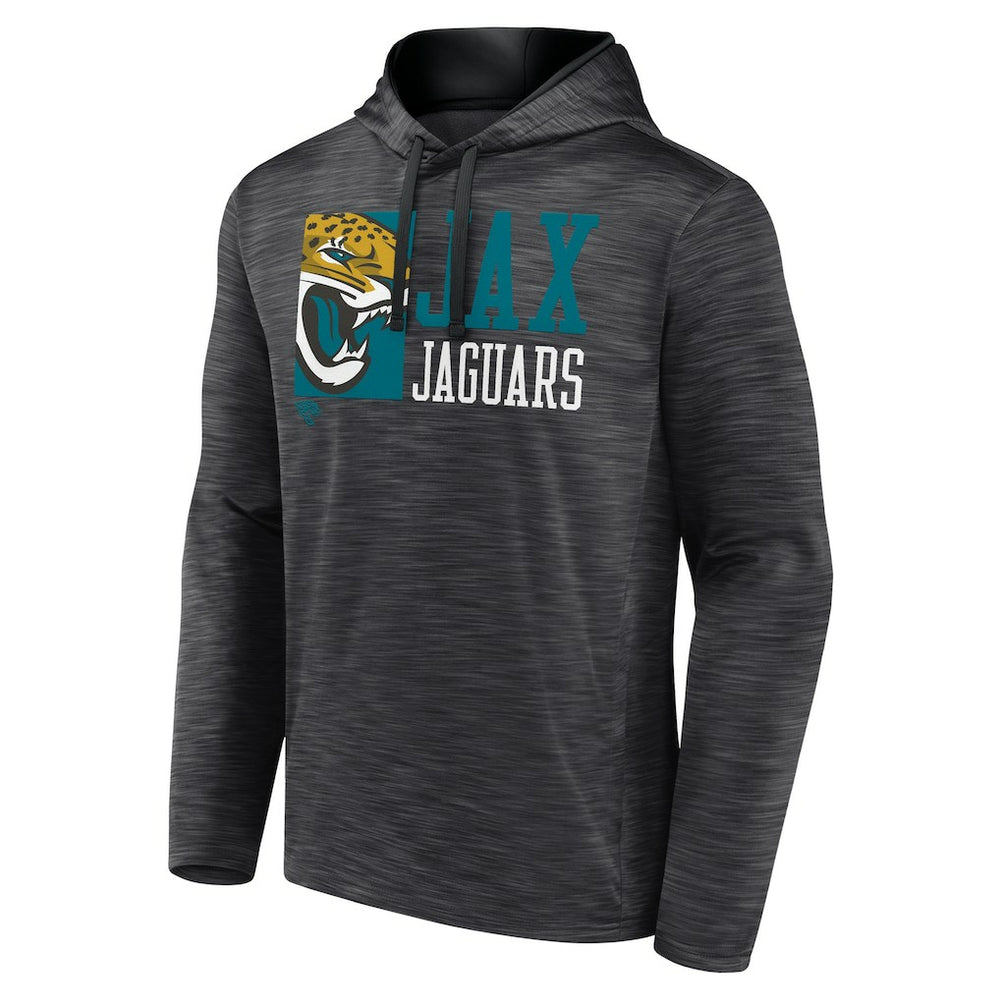Jacksonville Jaguars Never Quit Hoodie - Heather Charcoal cheap