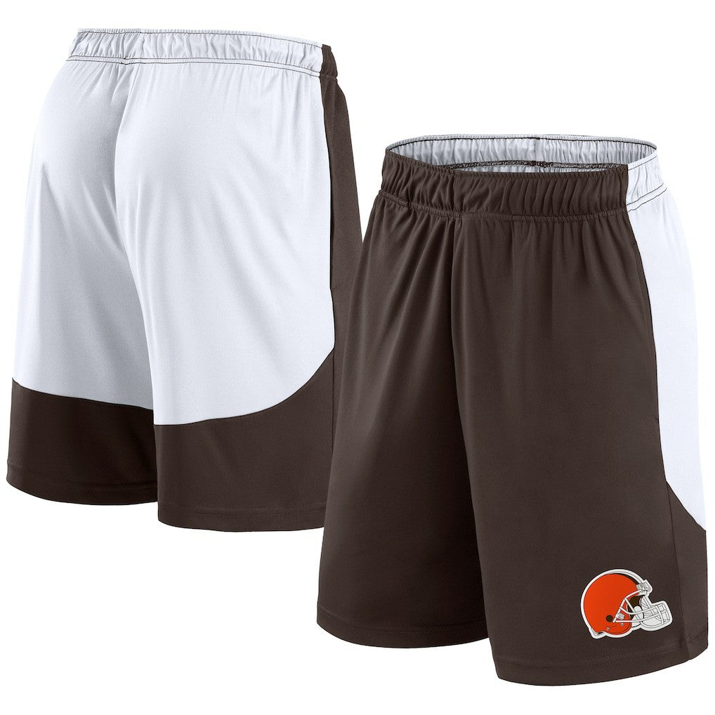 Cleveland Browns Go Hard Shorts - Brown/White discount
