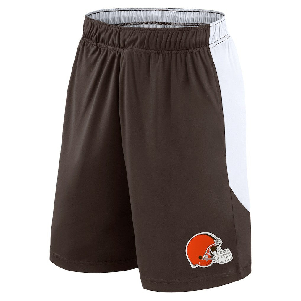 Cleveland Browns Go Hard Shorts - Brown/White discount