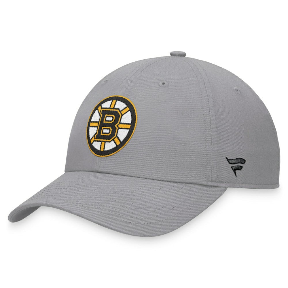 Boston Bruins Fanatics Extra Time Adjustable Hat - Gray Hats