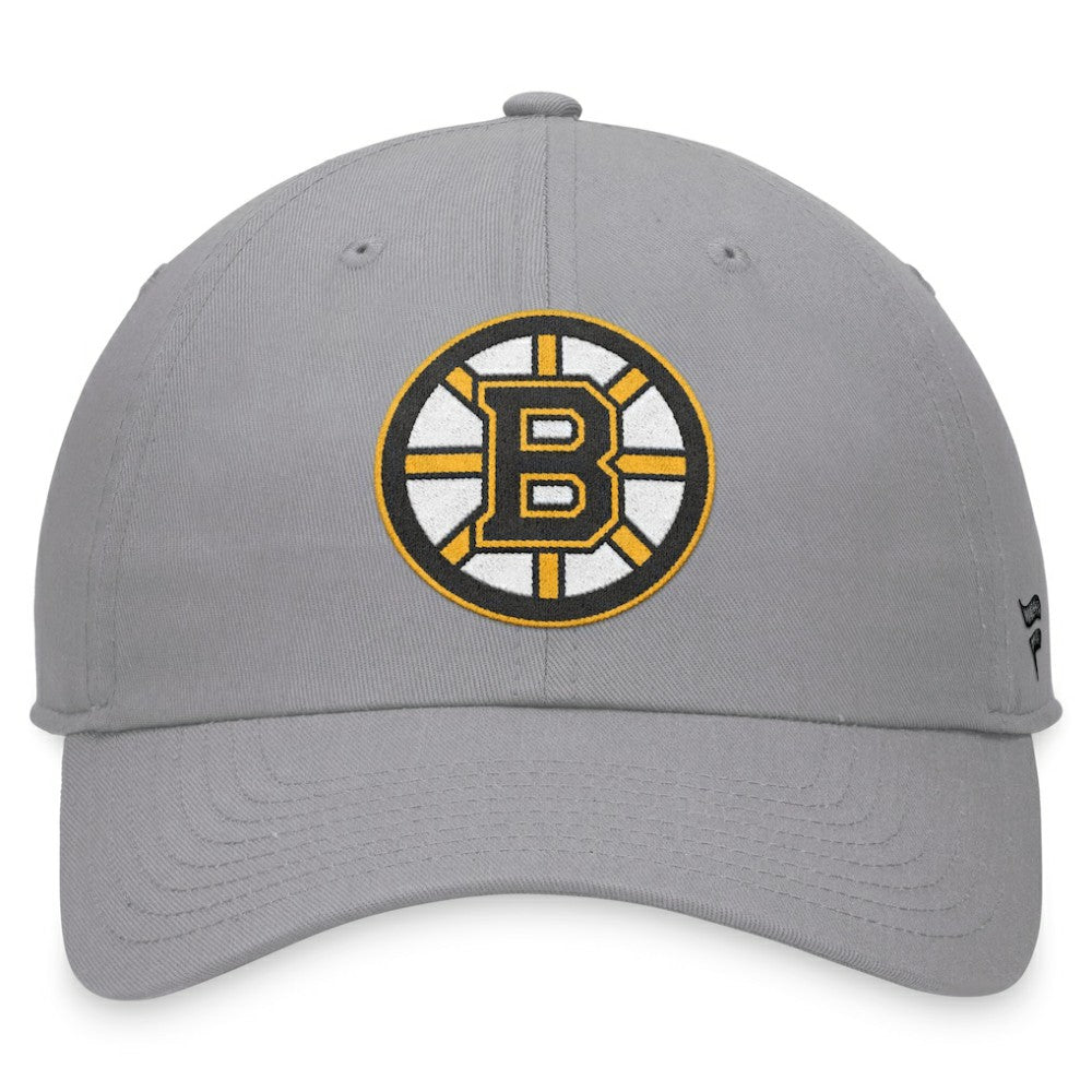 Boston Bruins Fanatics Extra Time Adjustable Hat - Gray Hats