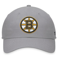 Boston Bruins Fanatics Extra Time Adjustable Hat - Gray Hats