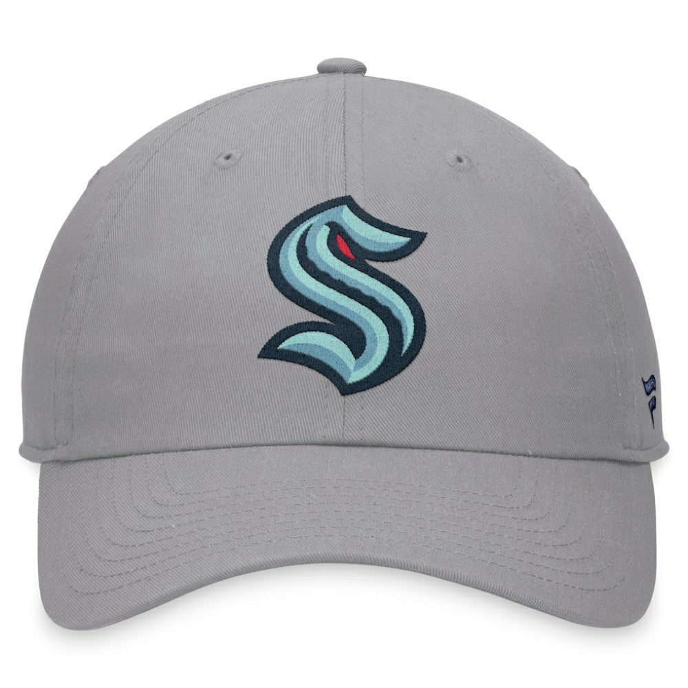 Seattle Kraken Fanatics Extra Time Adjustable Hat - Gray Hats
