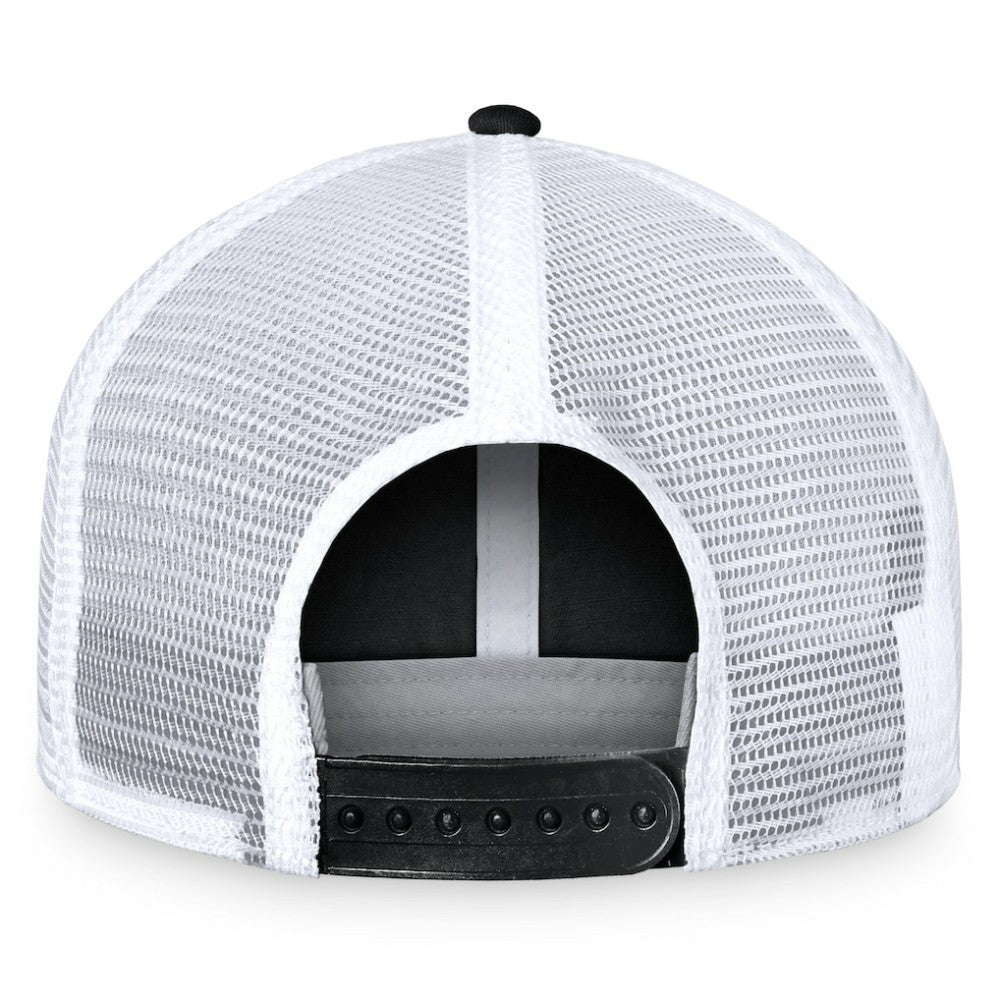 Vegas Golden Knights Fanatics Free Kick Trucker Adjustable Hat - Black/White Hats