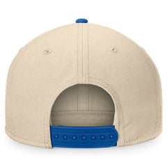 New York Islanders Fanatics Goalaso Snapback Hat - Cream/Royal Hats