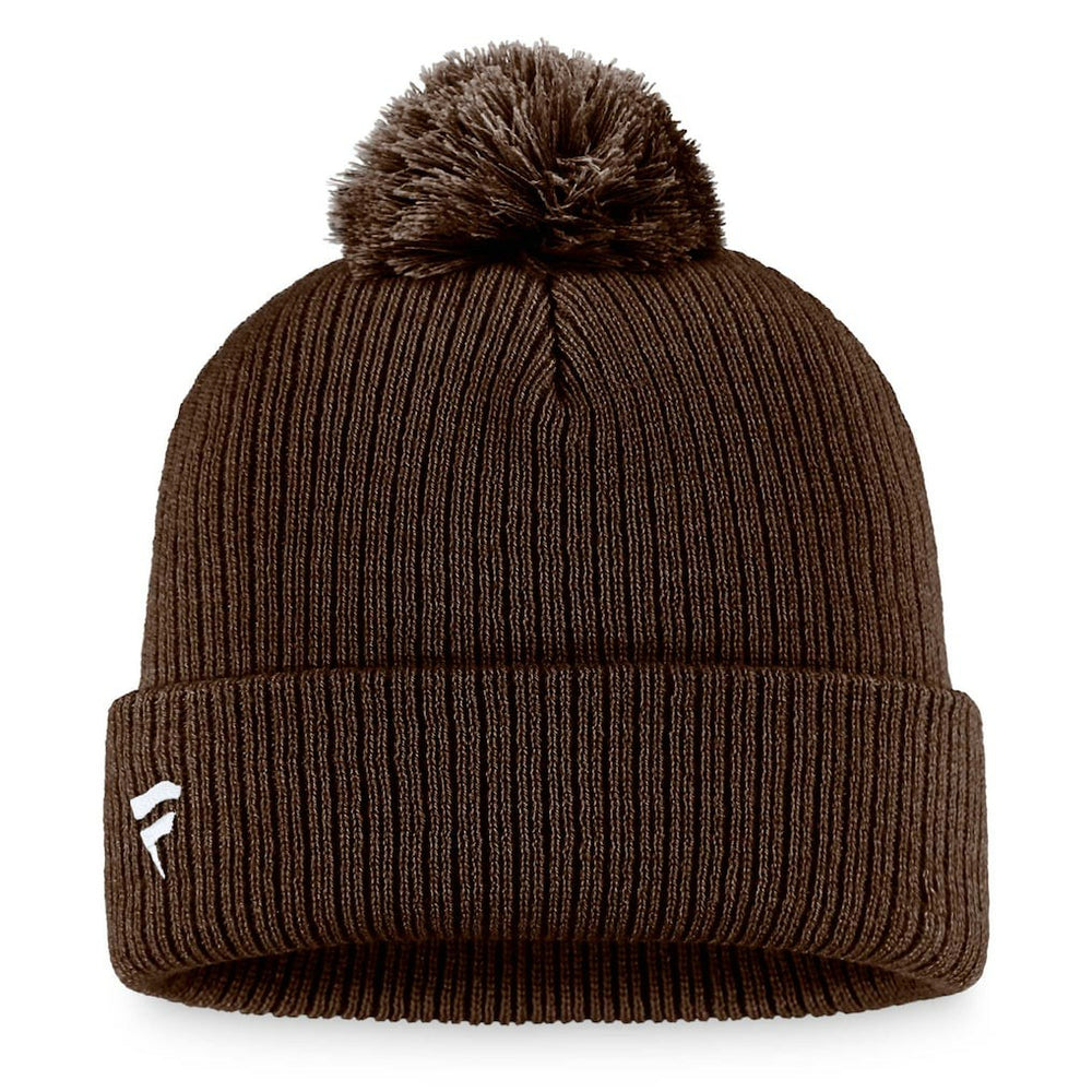 Cleveland Browns Women's Cuffed Knit Hat with Pom - Brown outlet