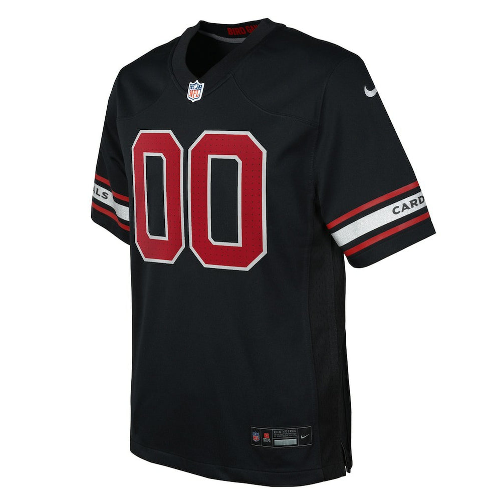 Arizona Cardinals Youth Alternate Custom Game Jersey - Black sale