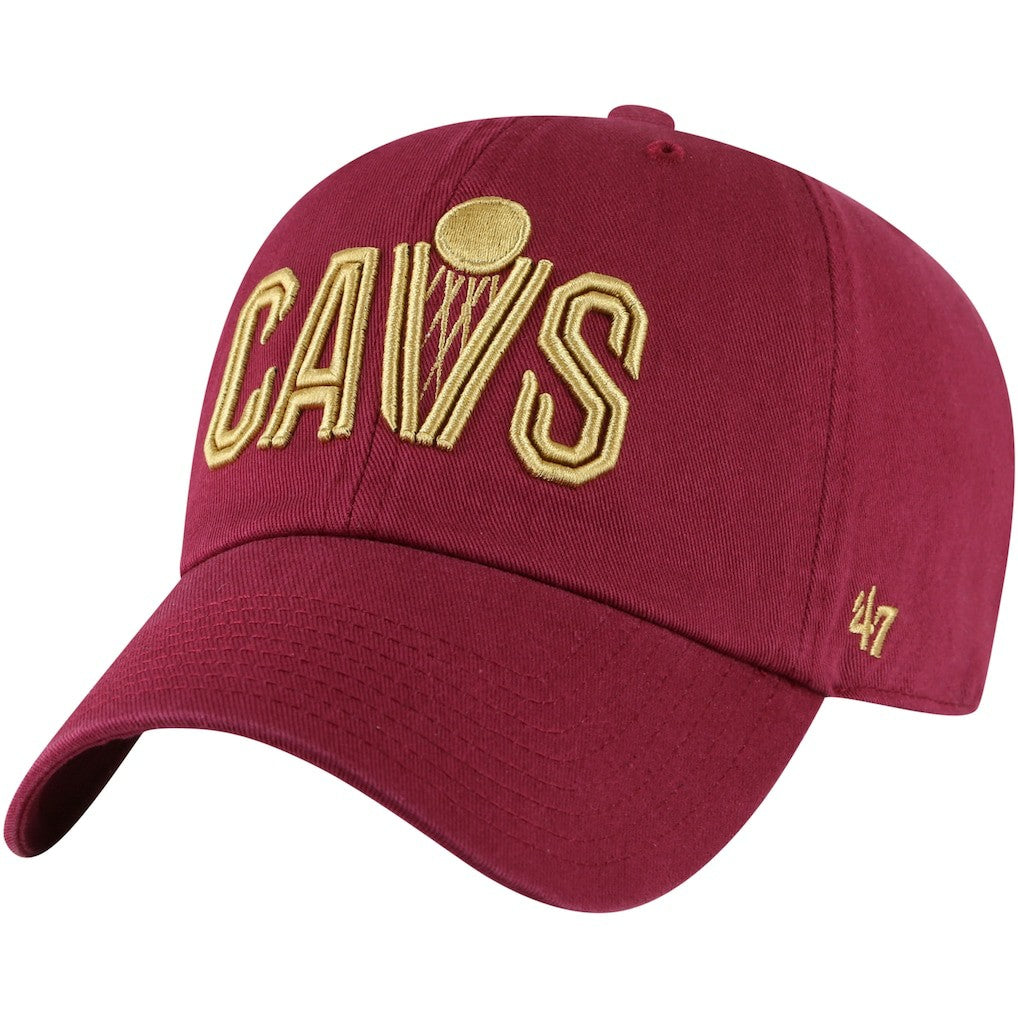 Cleveland Cavaliers '47 Core Wordmark Clean Up Adjustable Hat sale - Wine sale