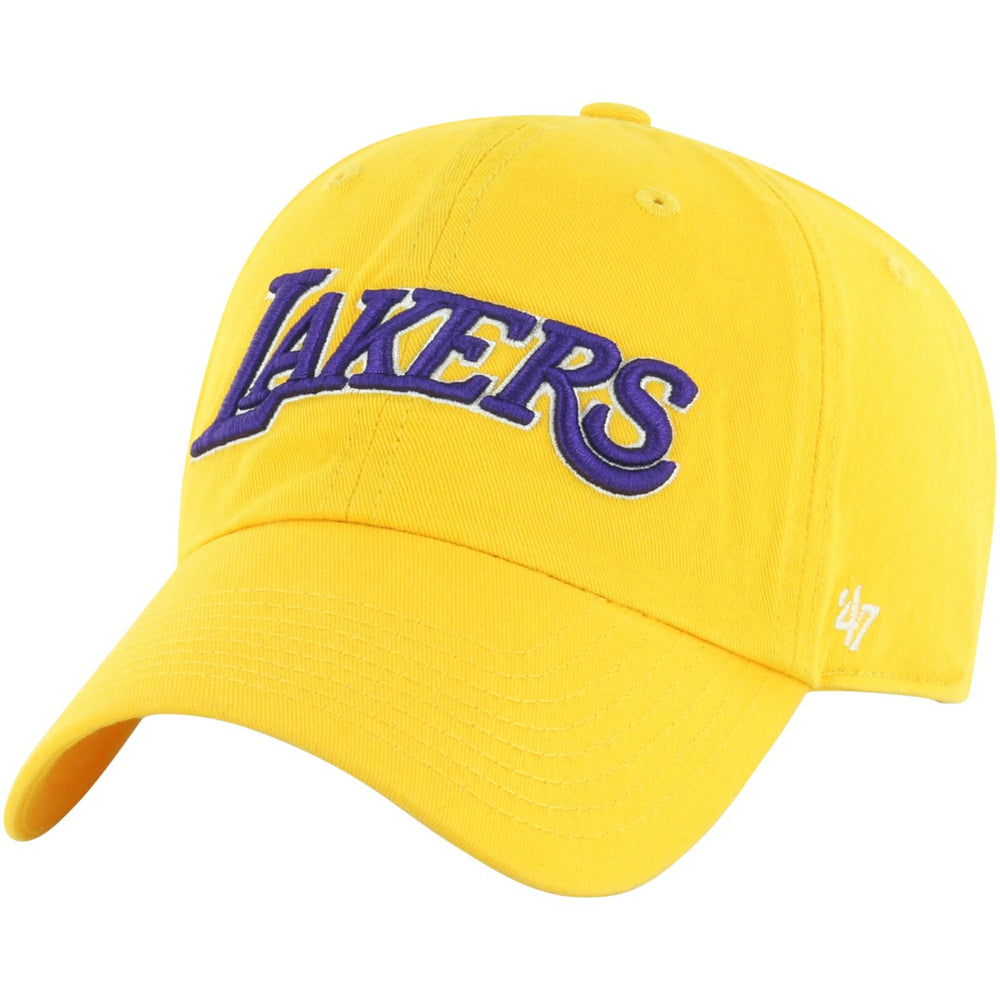Los Angeles Lakers '47 Core Wordmark Clean Up Adjustable Hat - Gold outlet