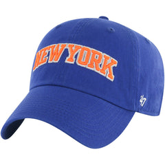 New York Knicks '47 Core Wordmark Clean Up Adjustable Hat - Blue online