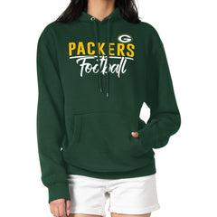Green Bay Packers G-III 4Her by Carl Banks Women's Graphic Fleece Pullover Hoodie - Green outlet