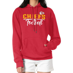 Kansas City Chiefs G-III 4Her by Carl Banks Women's Graphic Fleece Pullover Hoodie - Red outlet
