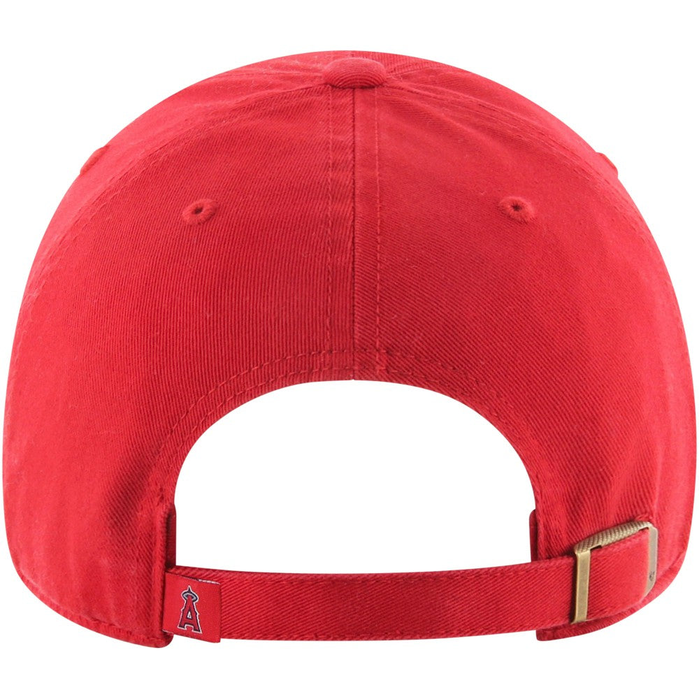 Los Angeles Angels Clean Up Adjustable Hat Red