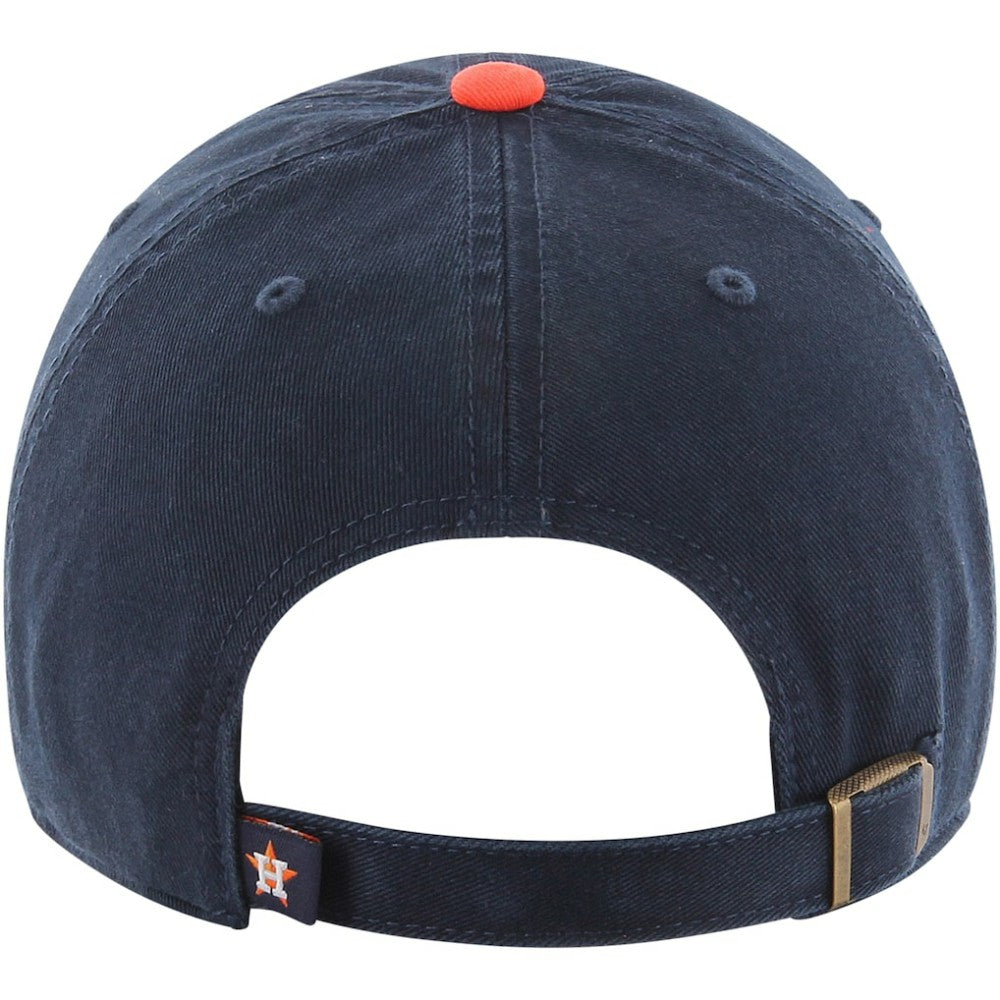 Houston Astros Clean Up Adjustable Hat Navy/Orange