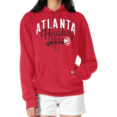 Atlanta Hawks G-III 4Her by Carl Banks Women's Filigree Logo Pullover Hoodie - Red for sale