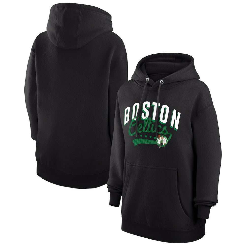 Boston Celtics G-III 4Her by Carl Banks Women's Filigree Logo Pullover Hoodie - Black shop