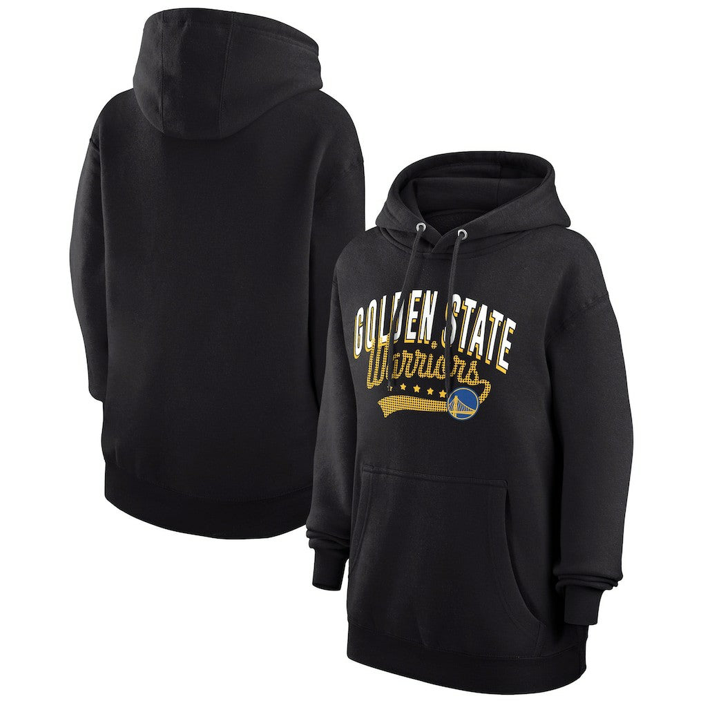 Golden State Warriors G-III 4Her by Carl Banks Women's Filigree Logo Pullover Hoodie - Black discount