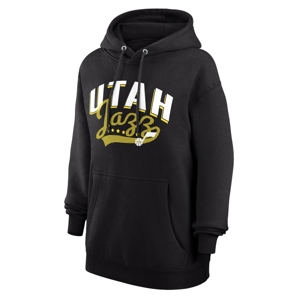 Utah Jazz G-III 4Her by Carl Banks Women's Filigree Logo Pullover Hoodie - Black shop