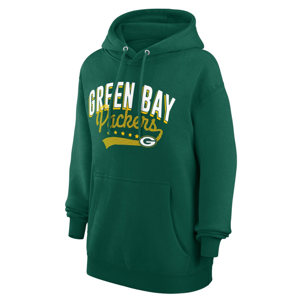 Green Bay Packers G-III 4Her by Carl Banks Women's Filigree Logo Pullover Hoodie – Green outlet